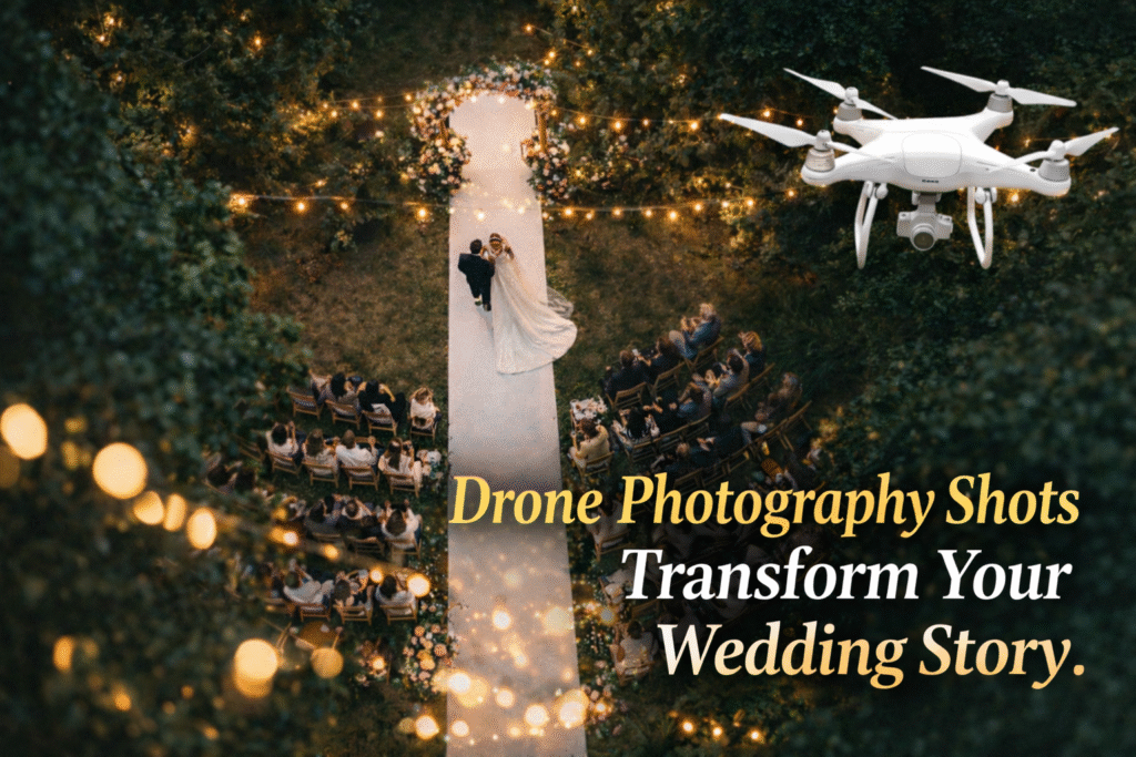 Drone Photography: How Aerial Shots Transform Your Wedding Story